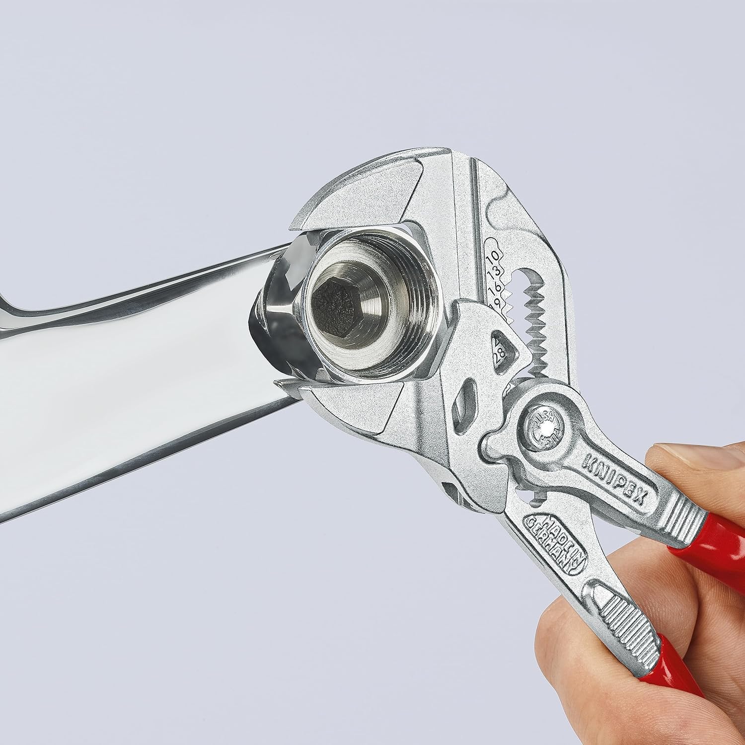 Knipex Pliers Wrench jaw close-up