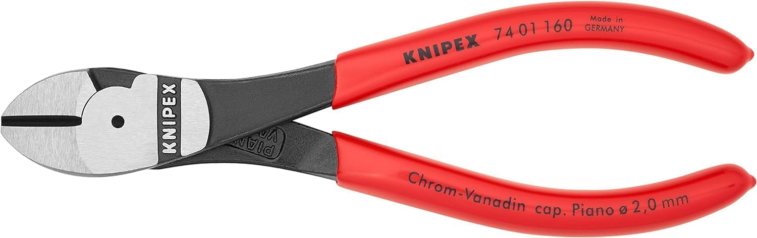 Knipex cutters slicing thick wire