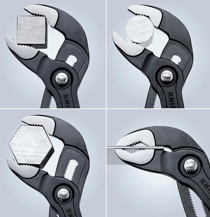 Grip demonstration of Knipex Cobra