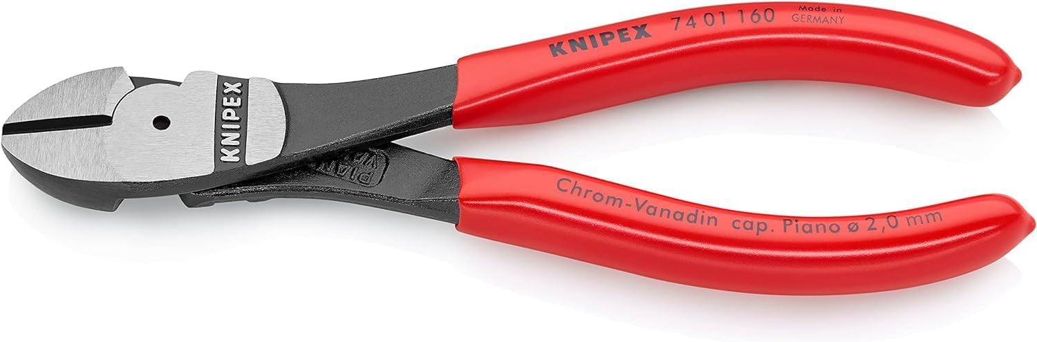 Diagonal cutters in workshop use